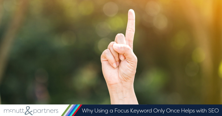 Read more about the article Why Using a Focus Keyword Only Once Helps with SEO