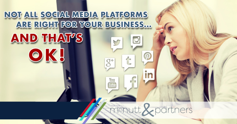 Read more about the article Not All Social Media Platforms Are Right for Your Business, and That’s OK