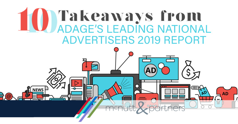 Read more about the article 10 Takeaways from AdAge’s Leading National Advertisers 2019 Report