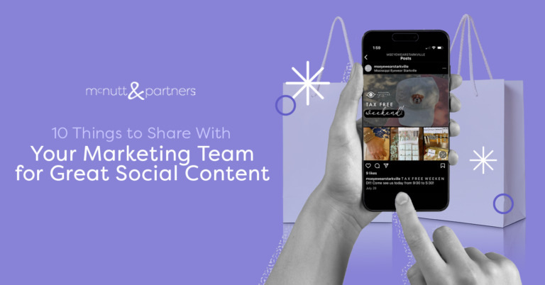 Read more about the article 10 Things to Share With Your Marketing Team for Great Social Content