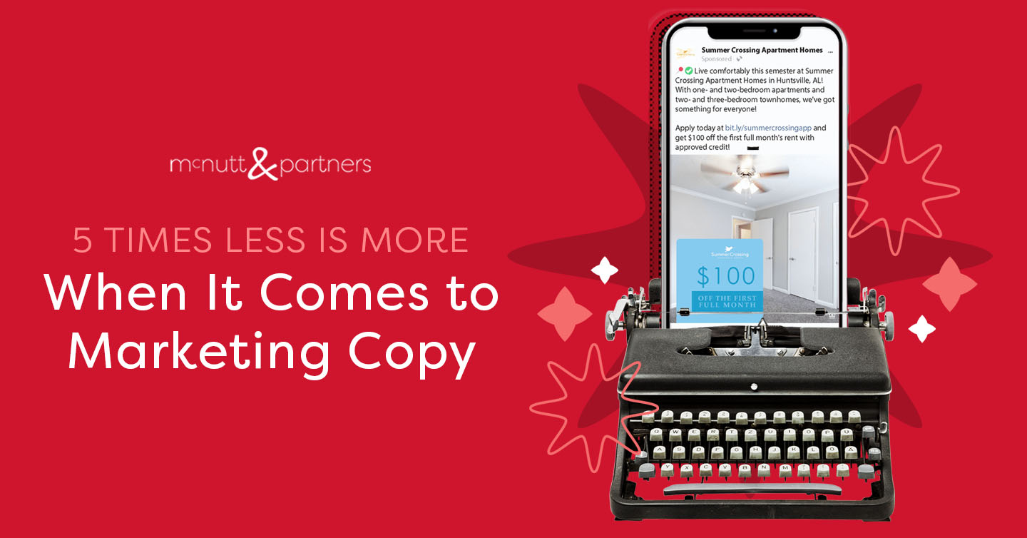 You are currently viewing 5 Times Less Is More When It Comes to Marketing Copy